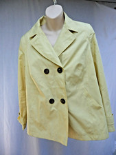 Yellow Jacket Summer Ladies Size 16 Petite Coat Designer Debenhams Classic Smart