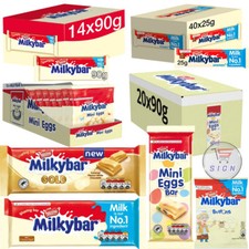 Milkybar Full Box Of Chocolate Bars Collection Pick any Your Favorite Chocolate