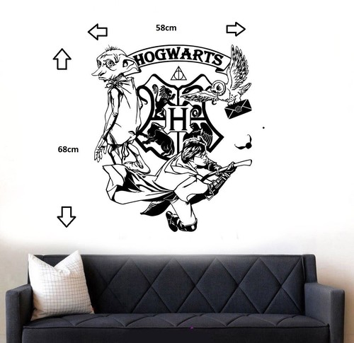 Harry potter hogwarts mural - potter,