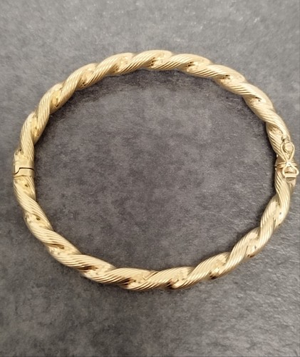 9ct yellow gold ladies twisted - ladies,