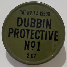 BRITISH ARMY - DUBBIN PROTECTIVE NO 1 - BOOT POLISH, WW2 MILITARY 