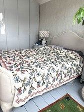 Vintage Embroidery Bed Cover