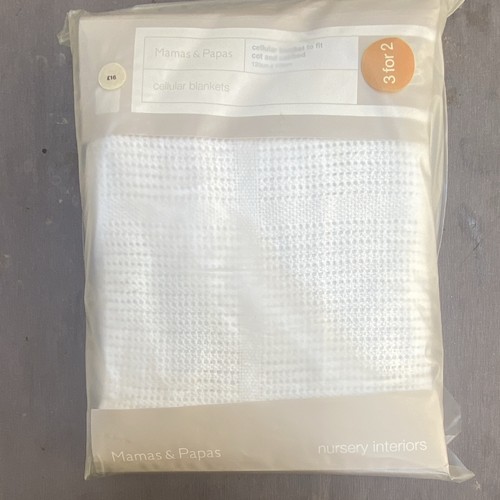 Mamas papas white cellular - papas,