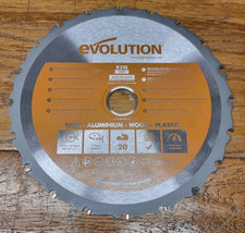 Evolution R210SMS Sliding Mitre Saw 1500W 240V/ R210TCT-24T Multi Material 