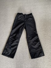 Trespass ski pants women size 12 stretchy waist Black
