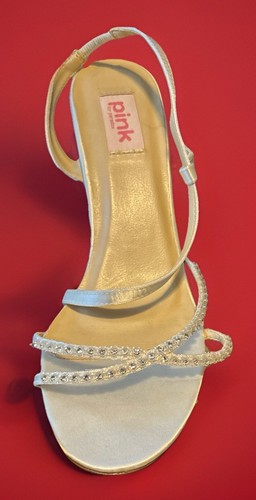 Elegant strappy high heel