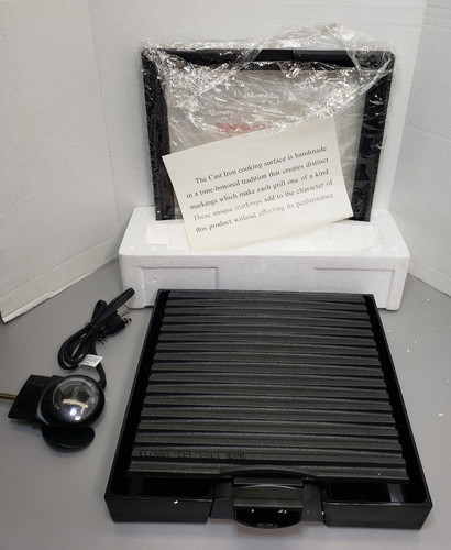 Cast iron electric grill - iron,