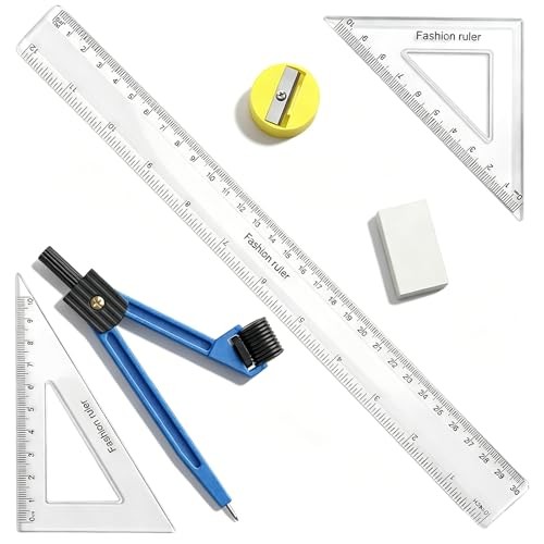Geometry set 7pcs plastic - geometry,