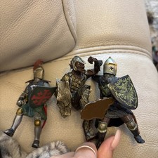 X3 Blue Box Ancient Figures Romans,Viking,Barbarian, Medieval