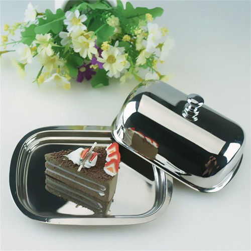 Stainless steel butter dish - butter,
