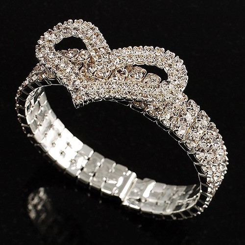 Dazzling diamante heart - heart, flex