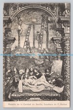 R793184 Retablo de la Caridad de Sevilla Escultura de P Roldan M Chapartehuy