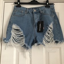 Ladies light wash Shorts