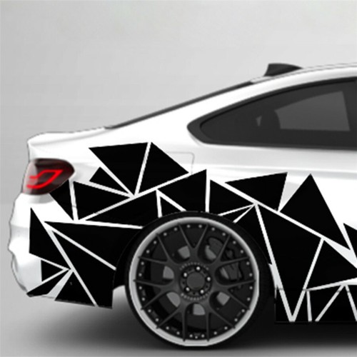Racing car body sticker - racing,
