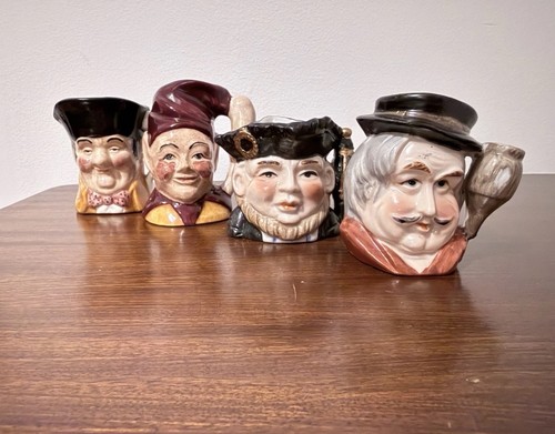 Mini character toby jugs - character,