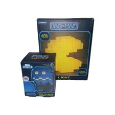 Paladone Icons Pixel Pac-Man Lamp and Turn To Blue Ghost Light Retro Game room