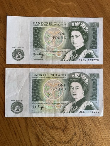 Bank england 1 notes - england, £1