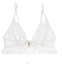 Myla Elm White Bralette Sz