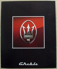 MASERATI Ghibli Car Sales Brochure c1995 Ref AD107