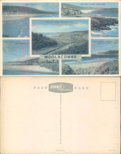 Woolacombe coastline and beach