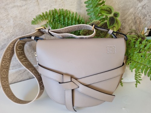 Loewe small gate bag beige - small,