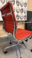 Brunner HEIGHT ADJUSTABLE red and black.  EXECUTIVE CHAIR LEATHER .