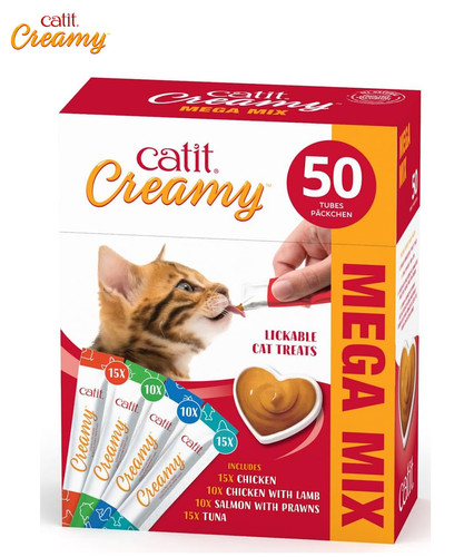 Catit creamy lickable mega - creamy, mix