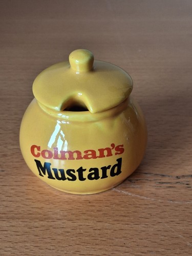 Vintage colemans mustard pot - colemans,