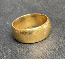 22ct Gold Wedding Band, Fully