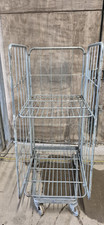 Roll cage warehouse two Shelves trolley
