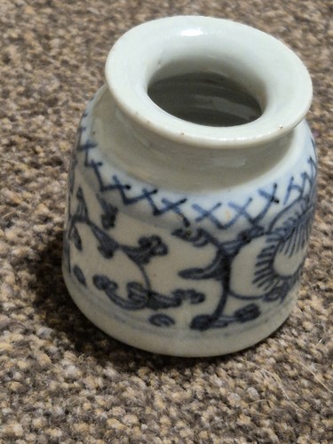 Antique chinese blue white - chinese,