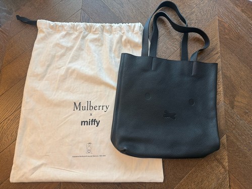 Mulberry miffy black leather - miffy,