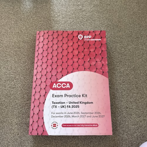 Acca taxation fa2025 bpp - taxation,