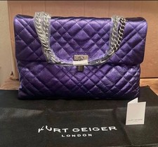 kurt geiger brixton bag New In Packet XXL Leather Rrp £310 New Sealed 