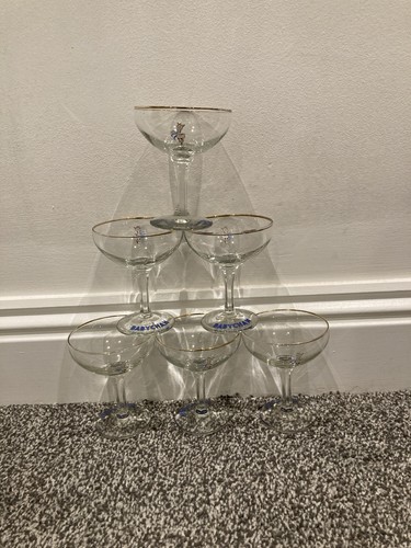 Set babycham glasses - of,