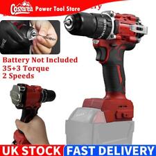13mm Chuck Brushless Cordless Combi Hammer Drill for Milwaukee 18V Battery Kit