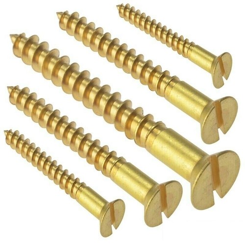 Solid brass slotted - solid,