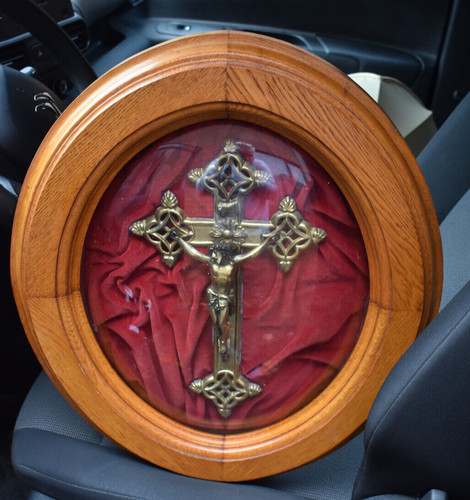 Vintage large religious - , wall