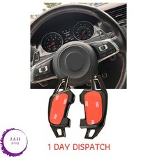 STEERING GEAR PADDLE SHIFT EXTENSION METAL BLACK FOR VW SCIROCCO 2015-2018