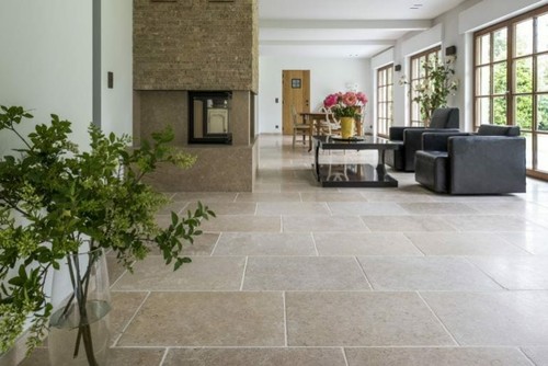 Sample brushed dijon limestone - brushed,