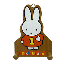 Miffy Wooden Vintage Wall Coat Hook Peg Children's Nursery Storage Decoration 