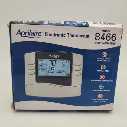 Aprilaire 8466 programmable - aprilaire,