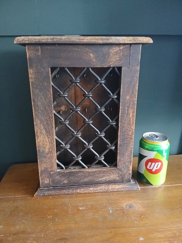 Vintage hardwood key storage - hardwood,