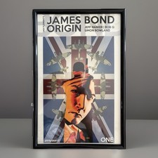James Bond: Origin #1 (2018) – Dynamite Comics – WWII Union Jack Cover – Framed