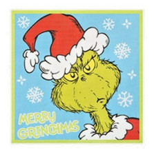 Christmas Grinch Paper Napkins