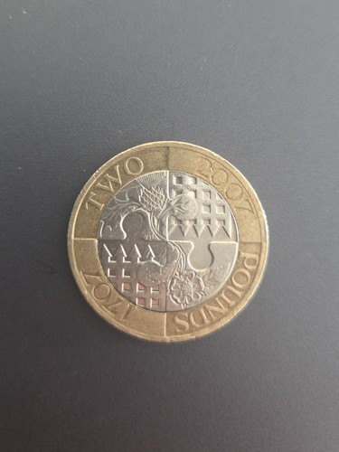 Rare pound coin 1707 - pound,