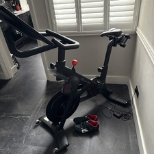 Peloton Bike+ Plus. Includes, weights and Peloton shoes. Total use 100-120 hours