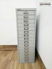 *DELIVERY AVAILABLE* Bisley 15 Drawer Multi Drawer Filing Cabinet (ST20)