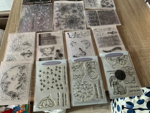 Large stack rubber stamps - large,