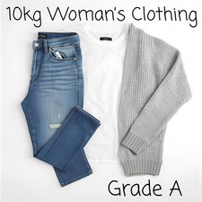 10kg Woman’s Clothes - Mixed Sizes  - Bulk Job Lot Bundle  Mixed Brands  Grade A